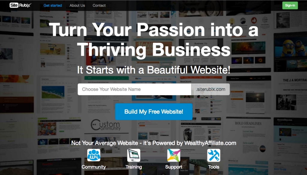 Build your own free website